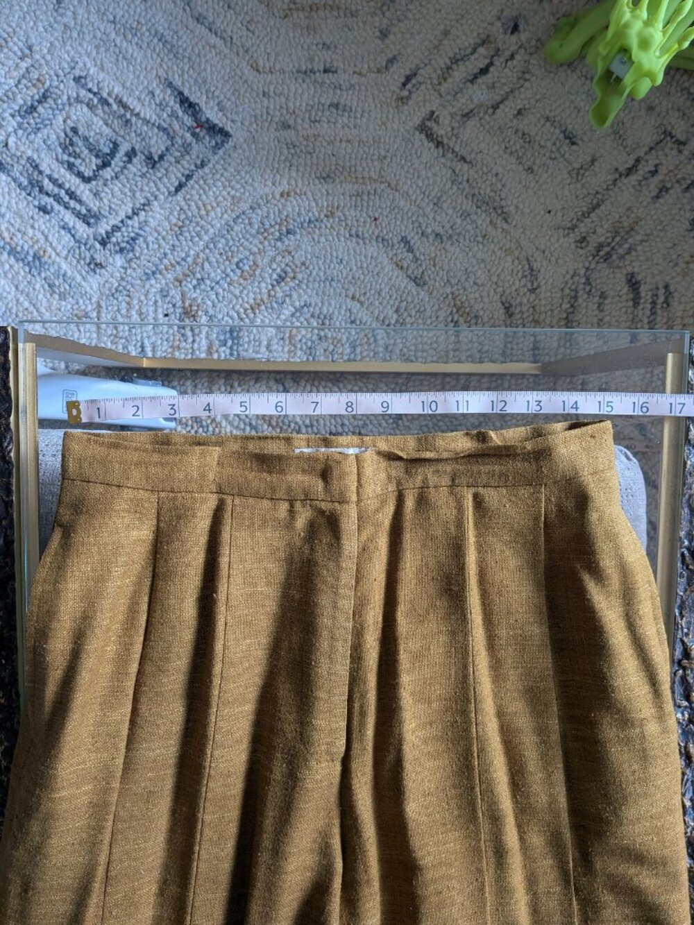 Evan & Dean Asymmetrical Button Blazer & Pleated Wide Leg Suit Set Sz 12 - Picture 11 of 16
